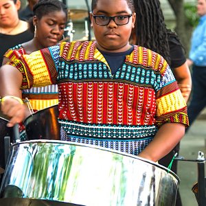 One Young Steel Drummer