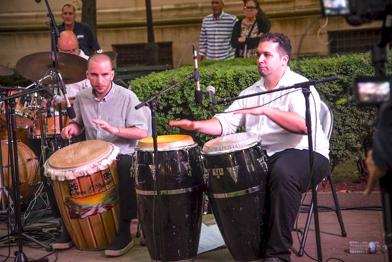 Papo Vasquez Percussion Section