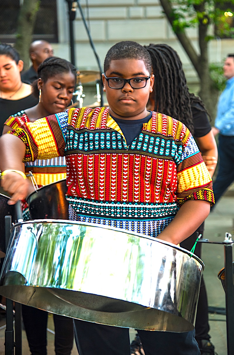 One Young Steel Drummer